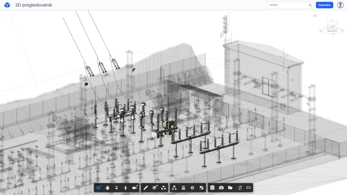 Deep search in web-based 3D viewer