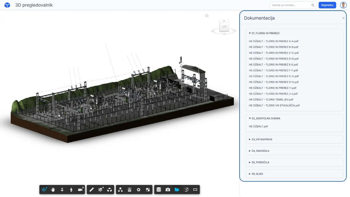 Documentation access from the 3D viewer