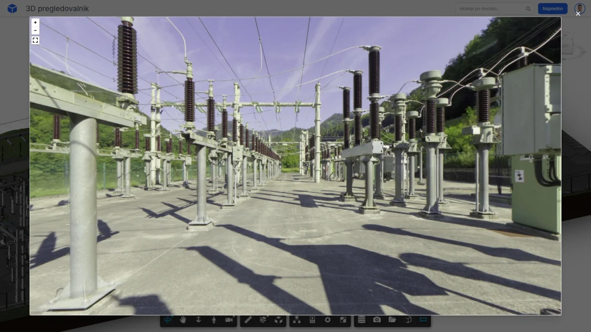 Panorama photo access in 3D viewer